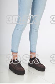 Calf blue jeans of Molly 0008